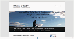 Desktop Screenshot of differentizgood.org